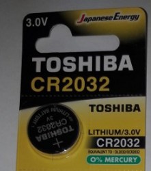 Батарейка 2032 BL-5 Lithium TOSHIBA (цена за 1 бат.)