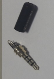 Разъем на кабель 3,5 мм 4х контакта под пайку