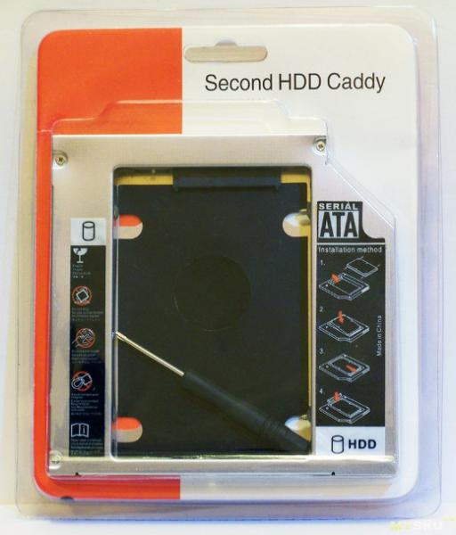 Переходник HDD -> DVD SATA 12.7ММ