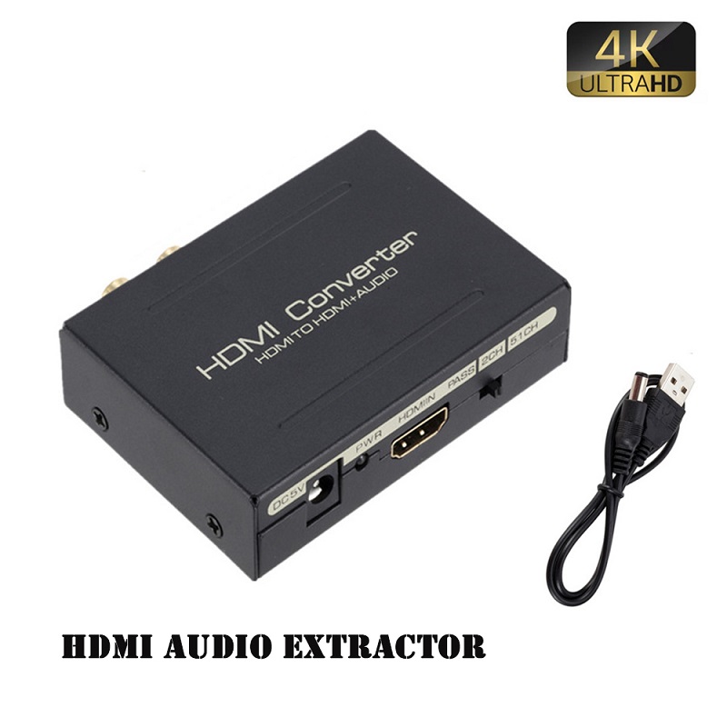 HMDI аудиоэкстрактор — HDMI 2RCA и SPDIF
