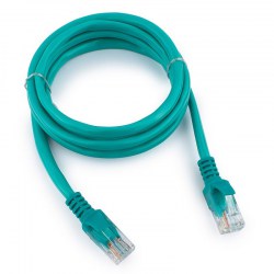 Патч-корд UTP Cablexpert кат.5e, 1м, литой, многожильный (зелёный)