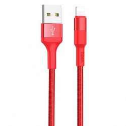 Кабель USB 2A (iOS Lighting) 1м HOCO X26 Красный