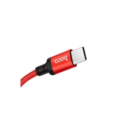 Кабель USB - USB Type-C HOCO X14, 3A красный 1м