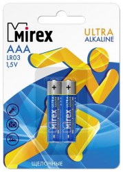 Батарейка Mirex ULTRA  ALKALINE LR03\/AAA, (Цена за 1 бат)