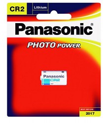 Батарейка Panasonic CR2 Lithium 3v (блистер 1)