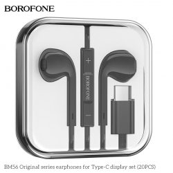 Наушники Lightning set BOROFONE BM56 Original series earphones  цвет белый