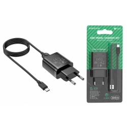 Сетевое зарядное устройство USB 2100mAh + кабель micro USB BOROFONE BA52A