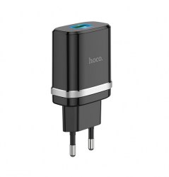 Зарядное с USB 18W (QС3.0, 3000mA) HOCO C12Q черные