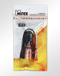 Кабель Mirex USB 2.0 AM-BM 1,8 метра
