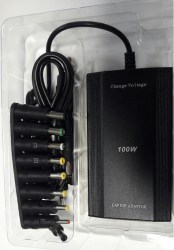 Зарядное устройство для ноутбука универсальное TD-406 (100Вт, 8 разъёмов, ЗУ авто)