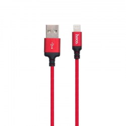 Кабель (iOS Lighting) USB 2A HOCO X14 Красный 1м