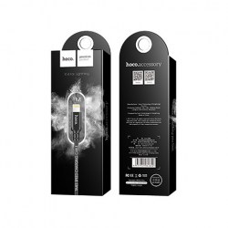 Кабель USB 2A HOCO X14 Черный (iOS Lighting) 1м