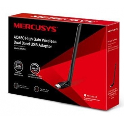 Wi-Fi-адаптер Mercusys MU6H USB 2.0, 5 ГГц  \/ 2.4 ГГц, 433 \/ 200 Мбит\/с