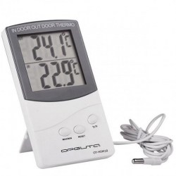 Термометр наружный и комнатный  цифровой OT-HOM18(TA338)