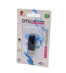 Картридер OTG  TDS-521 (USB,TF,SD,microUSB)