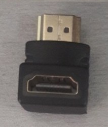 Переходник видео  гнездо HDMI - штекер HDMI угловой  SH-160