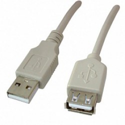 Кабель USB 2.0 AM-AF 1.5m (удлинитель) OT-PCC26